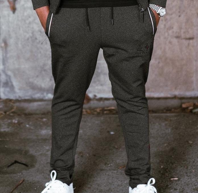 (TRACK BOTTOMS) Dark Grey