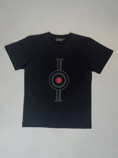 (AIM T-Shirt) Black X Black