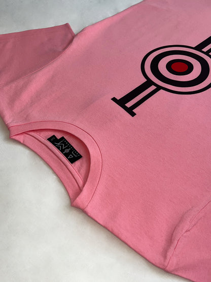 (AIM T-Shirt) Pink X Black